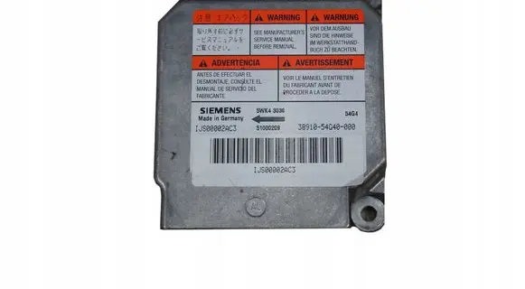 Suzuki Liana Airbag control unit/module 3891054G40