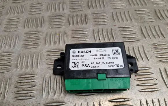Peugeot 308 Parking PDC control unit/module 9800210580