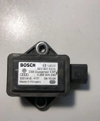 Audi A4 S4 B6 8E 8H ESP acceleration yaw rate sensor 8E0907637A