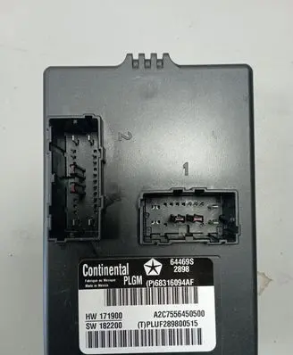 Chrysler Pacifica Tailgate/trunk control unit/module 68316094AF
