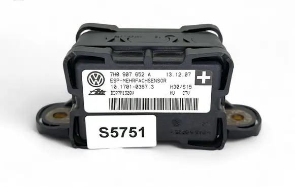 Audi Q7 4L ESP acceleration yaw rate sensor 7H0907652A 10170103673 DD77M1320U