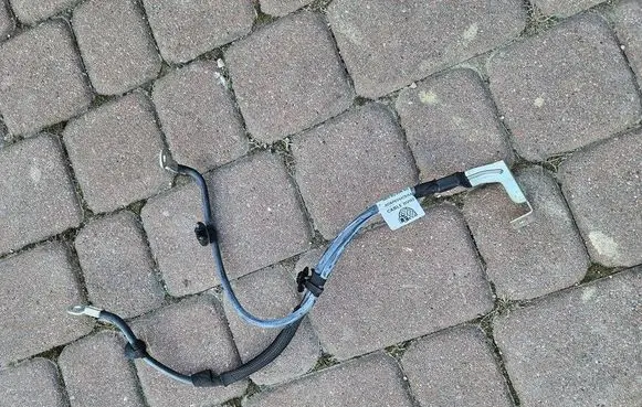 Opel Astra L Negative earth cable (battery) 9838239880