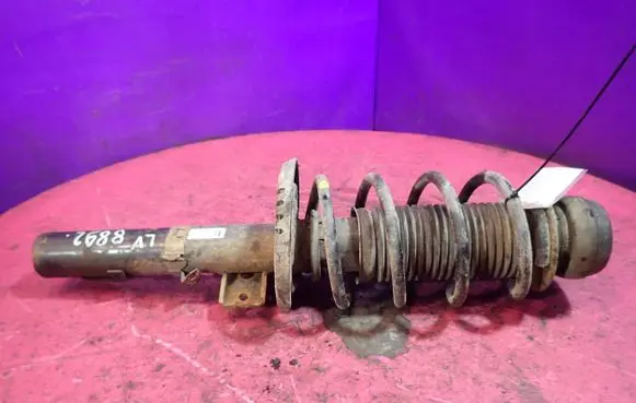 Front shock absorber with coil spring