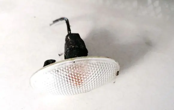 Front fender indicator light