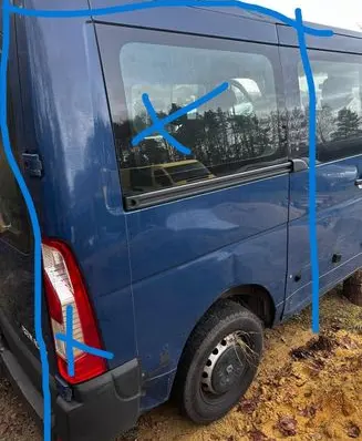 Opel Movano B Rear quarter panel 