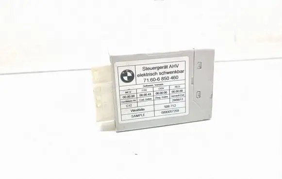 BMW X3 F25 Tow bar trailer control unit/module 6850460 71606850460