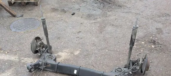 Rear axle beam