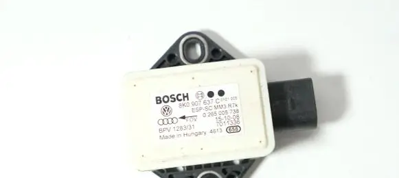 Audi A5 8T 8F ESP acceleration yaw rate sensor 8K0907637C