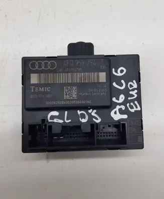 Audi A6 S6 C6 4F Door control unit/module 4F0959794 0033T5K000 4F0910795K