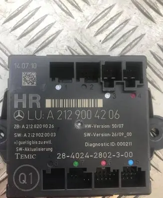 Mercedes-Benz E W212 Door control unit/module A21299004206