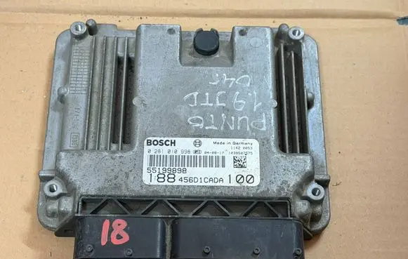Fiat Punto (188) Engine control unit/module 0281010998 55199898 456D1CADA