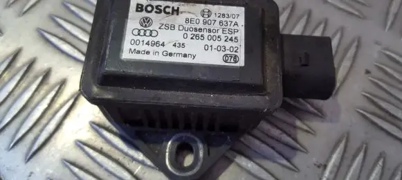 Volkswagen PASSAT B5.5 ESP acceleration yaw rate sensor 0265005245 8E0907637A