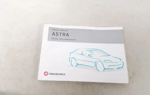Opel Astra G Owners service history hand book 