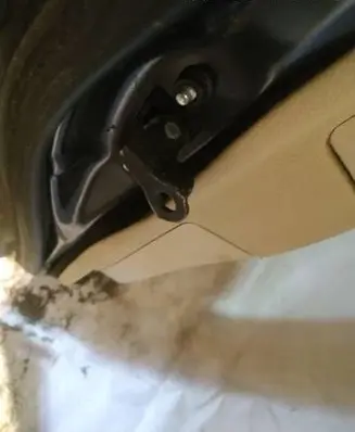 Rear door check strap stopper