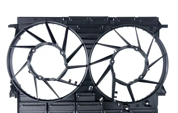 Bentley Bentayga Radiator cooling fan shroud 4M0121207 4M0121003B
