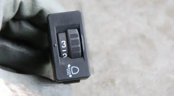 Citroen C4 Cactus Headlight level height control switch 9801662777