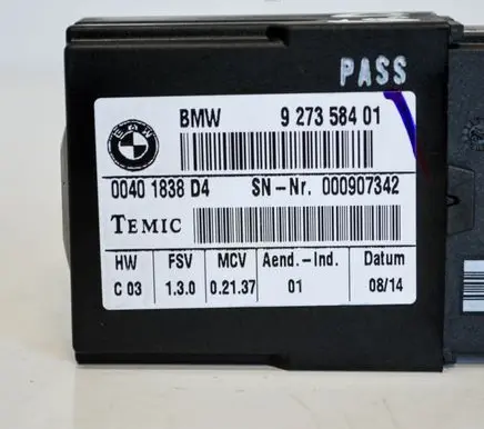 BMW 4 F32 F33 Other devices 9273584