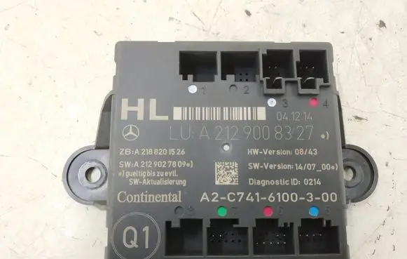 Mercedes-Benz E W212 Door control unit/module DALISID1205 2129008327 A2129008327