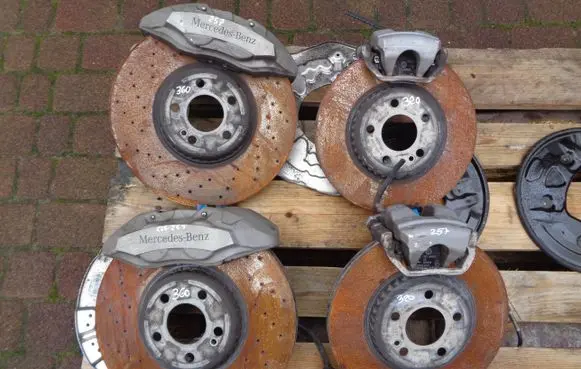 Mercedes-Benz CLS W257 Brake discs and calipers set 