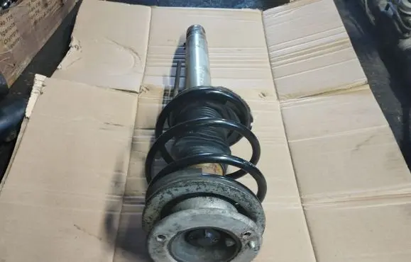 Front shock absorber with coil spring