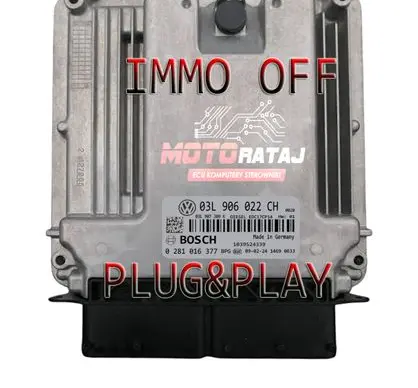 Volkswagen Multivan T5 Engine control unit/module 03L906022CH 0281016377
