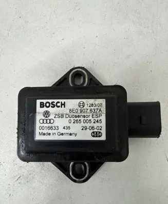 Audi A6 S6 C5 4B ESP acceleration yaw rate sensor 8E0907637A 0016633 0265005245