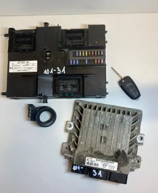 Ford Transit Engine ECU kit and lock set BK2T14B476AU BK3112A650BB