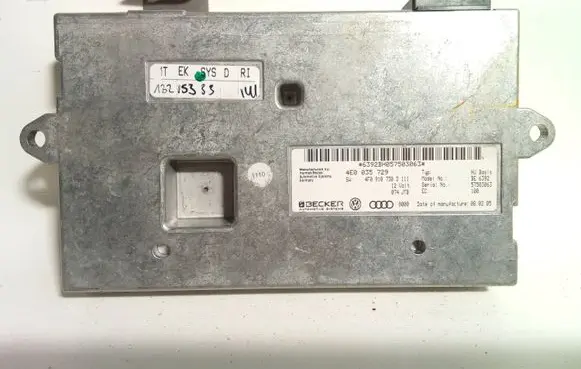 Audi A6 S6 C6 4F MMI control unit 4F0910730D 4E0035729