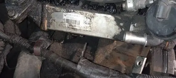 EGR valve cooler