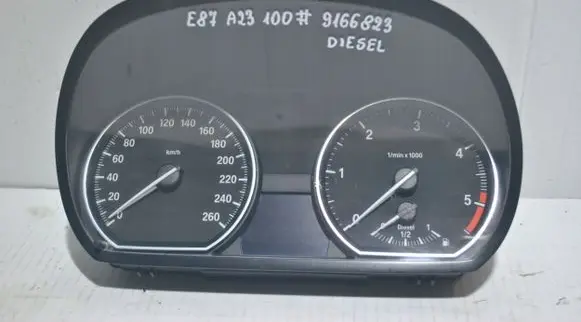 BMW 1 E81 E87 Speedometer (instrument cluster) 9166823