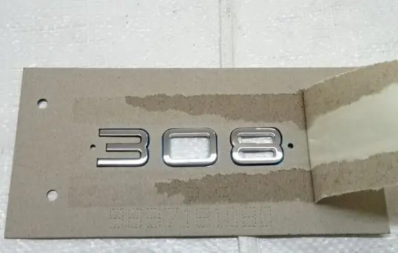 Peugeot 308 Manufacturer badge logo/emblem 98371810DX