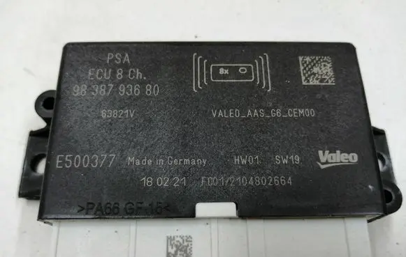 Opel Corsa F Parking PDC control unit/module 9838793680