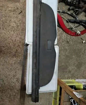 Parcel shelf load cover