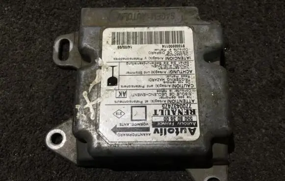 Renault Megane I Airbag control unit/module 7700437475 550803600