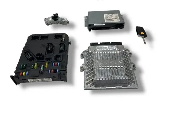 Peugeot 407 Engine ECU kit and lock set 9658345180 9655041480 5WS40196GT