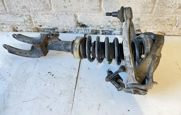 Audi Q7 4L Front shock absorber with coil spring 7L8413031E 7L8412021AP