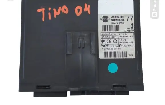 Nissan Almera Tino Comfort/convenience module 28550BN777 5WK48596 97RA1000013