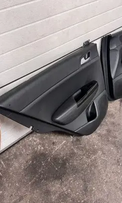 Rear door card panel trim
