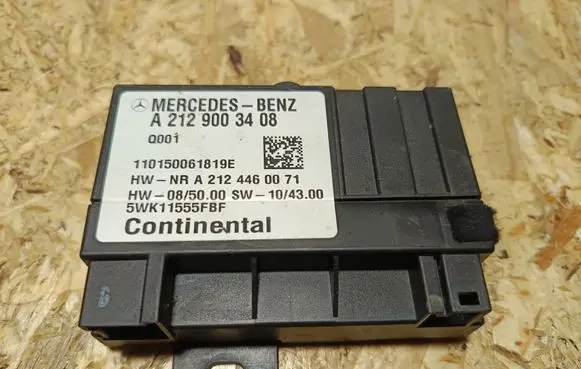 Mercedes-Benz C W204 Fuel injection pump control unit/module A2129003408 A2124460071 110150061819E