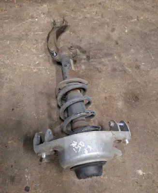Front shock absorber with coil spring