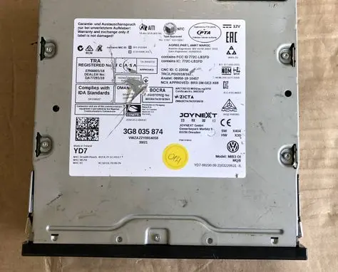 Volkswagen PASSAT B9 Navigation unit CD/DVD player 3G8035874