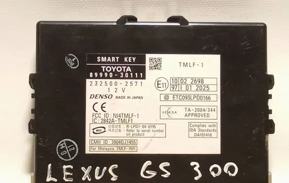 Lexus GS 300 350 430 450H Keyless (KESSY) go control unit/module 8999030111 2325002571