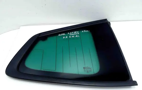Opel Zafira C Rear vent window glass 20957909