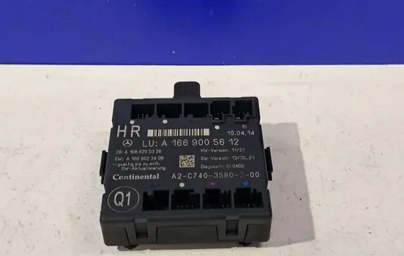 Mercedes-Benz GL X166 Door control unit/module A1669005612