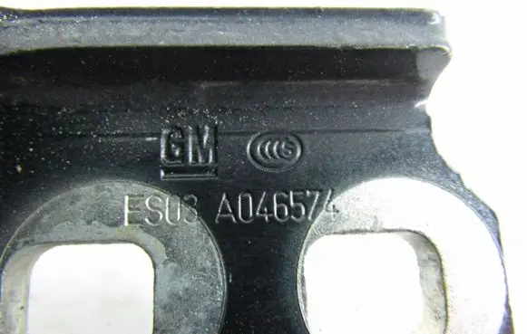 Rear door hinge set