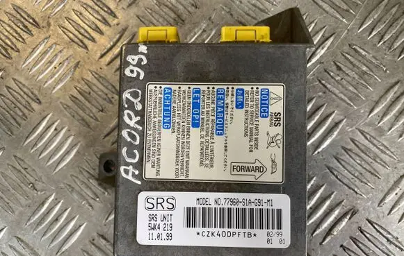 Honda Accord Airbag control unit/module 77960S1AG91M1 CZK400PFTB 5WK4219
