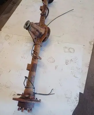 Rear axle beam
