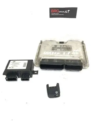 Volkswagen Sharan Engine ECU kit and lock set 022906032G 26SA7057 0261206816