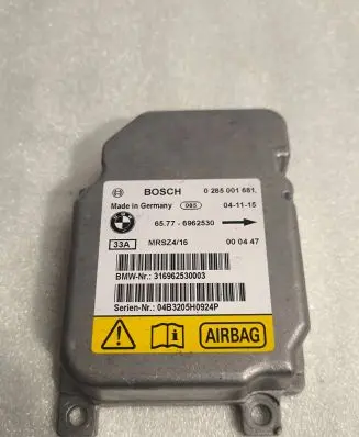 BMW X5 E53 Airbag control unit/module 65776962530 0285001681 316962530003
