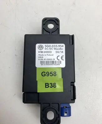 Volkswagen Golf VII Voltage converter/converter module 5G0035954